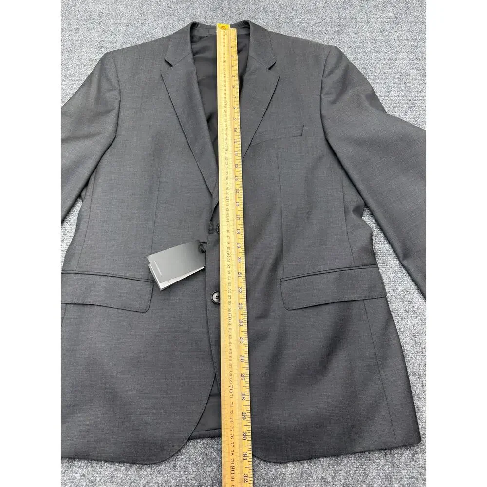 BOSS Hugo Boss Blazer 42R Gray 100% Virgin Wool Two Button NWT